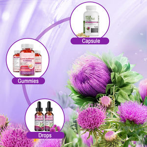 OLLI Susu Dewasa Milk Thistle Pendukung Kesehatan Hati Detoksifikasi Hati Pembersih Kapsul Permen Jeli Tetes Cair-Bersertifikat Halal Suplemen Herbal Makanan - Product Image 1