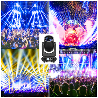 SHTX Premium 295W 14R Moving Head Beam Wash Spot für DJ Club Party Event Show Bühne mit Doppelprisma 8/8+16+24 Beam-Licht