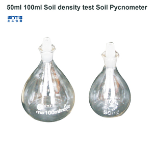 Pycomètre en verre pour test de densité du sol, 50 ml, 100 ml, bouteille de gravité spécifique, bouteilles de densité, pycomètre, équipement de test de laboratoire - Product Image 4