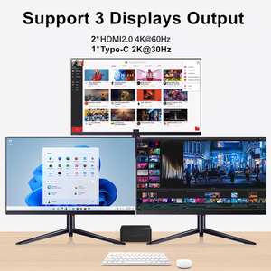 Topton Giá Rẻ AMD Mini PC ry-en <span class=keywords><strong>5</strong></span> 3500u Win11 Văn Phòng Chơi Game Mini Máy Tính Để Bàn Máy Tính 2 * HD2.0 4 * USB type-C SATA M.2 SSD 2 * Ddr4 <span class=keywords><strong>Wifi</strong></span> - Product Image 4