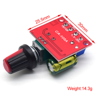 Creatall CA-105A Mini 5A PWM Max 90W Module de contrôleur de vitesse de moteur à courant continu 3V-35V Commutateur de commande LED Gradateur Carte de pilote de moteur