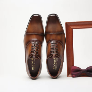 Nouvelles Chaussures Habillées en Cuir pour Hommes 2026 – Style Oxford à Lacets pour Mariage, Bureau et Tenues Décontractées – Luxe et Formelles - Product Image 6
