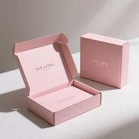 Offre Spéciale boîte d'expédition en carton rose imprimée personnalisée boîtes postales d'abonnement personnalisées de haute qualité