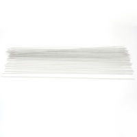 Cepillo Limpiador de Pajitas de Acero Inoxidable con Cerdas de Nylon Flexibles y Duraderas de Color Blanco para Pajitas de Vidrio