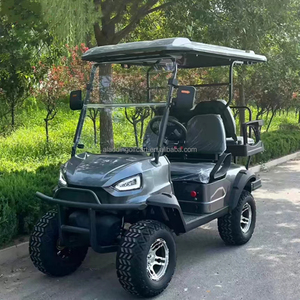 Voiturette de <span class=keywords><strong>golf</strong></span> électrique tout-terrain 4 places, 48V 72V 96V, robuste, avec auvent et siège arrière rabattable - Product Image 5