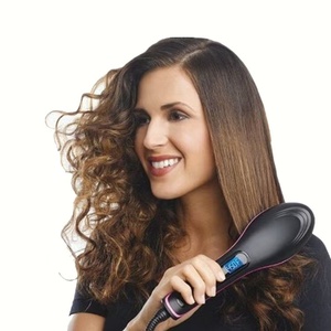 Brosse lissante chauffante à prix d'usine, peigne chauffant 450 degrés, chauffe rapide, anti-brûlure, outils de coiffage pour cheveux lisses - Product Image 6