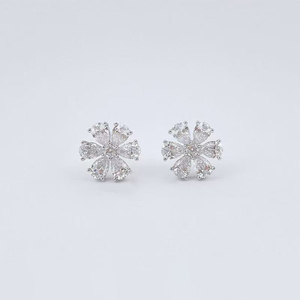 Nuevos Pendientes de Diamantes Cultivados en Laboratorio de Platino PT950, Joyería Fina de Lujo Romántica, Pendientes Finos de Diamantes de Laboratorio para Mujer, Juego de Pendientes - Product Image 1