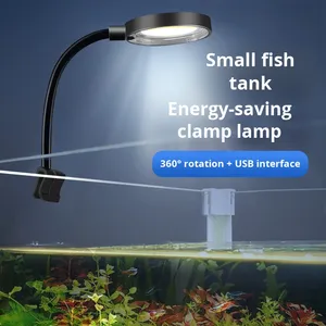 Hiện đại LED ánh sáng hồ cá Clip USB cắm nhựa nhỏ bể cá cho cây thủy sinh sống rùa chiếu sáng cho thiết kế cảnh quan - Product Image 5