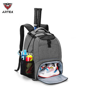 กระเป๋าเทนนิสสำหรับไม้เทนนิส 2 อัน พร้อมช่องเก็บรองเท้าแบบมีรูระบายอากาศสำหรับเทนนิส/พิคเคิลบอล/แบดมินตัน/สควอช - Product Image 1