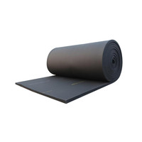 Feuille de mousse de caoutchouc NBR haute densité noire, imperméable, ignifuge, insonorisante, isolation thermique, fabriquée en PVC de marque