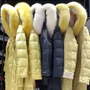 Clearance Down Jacket Winter Wholesale Brand Stock Used Clothing For Jacket Cot