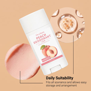 Peach Unisex <b>Deodorant</b> <b>Stick</b> 75G 72Hr Protection Aluminum Free - Product Image 3