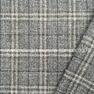 Chaqueta con <span class=keywords><strong>mango</strong></span> de Cachemira T 70 R 30 para <span class=keywords><strong>hombre</strong></span>, chaqueta de Poliéster Viscosa mezclada a cuadros británicos, fabricante de tela de <span class=keywords><strong>abrigo</strong></span>, novedad de invierno - Product Image 3