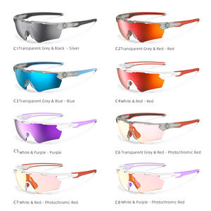 Gafas de Sol de Ciclismo con <span class=keywords><strong>Lentes</strong></span> Polarizadas Fotocromáticas y Espejo, con Correa Ajustable <span class=keywords><strong>para</strong></span> Deportes al Aire Libre, Ciclismo de Carretera - Product Image 2