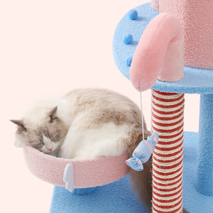 Mèo Cây Tổ Lớn Mèo Cây Hồng Sisal Lollipop Mèo Cào Ban Dễ Thương - Product Image 5