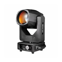 Projecteur de scène professionnel 295W DMX pour DJ, soirées, concerts, avec Gobo, faisceau, tête mobile, double prismes et ampoule LED