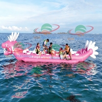 Bateaux gonflables de sport nautique pour centres de villégiature : Dragon gonflable, Bateau banane, Bateau dragon chinois