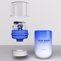 Cosmétiques sans air En Plastique Cosmétique Bouteille De Bonne Qualité 50ML 100ML 150ML 200ML Soins De La Peau Emballage Sérigraphie POMPE Pulvérisateur