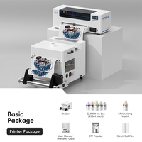 Impresora DTF X13 XP600 de 33 cm con Circulación Automática de Tinta Blanca, Máquina de Transferencia de Calor de 8 Colores con Polvo Agitador para Prendas