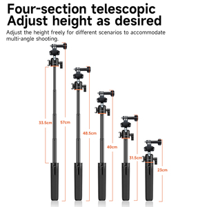 LKTOP Compatible con palos de selfie DJI, palos de mano, trípodes extensibles, accesorios para cámaras deportivas, palos de selfie móviles - Product Image 2