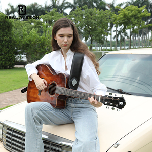 Correa <span class=keywords><strong>de</strong></span> guitarra personalizada <span class=keywords><strong>de</strong></span> alta calidad Real Mission, correa <span class=keywords><strong>de</strong></span> guitarra eléctrica <span class=keywords><strong>de</strong></span> cuero ajustable, correa <span class=keywords><strong>de</strong></span> guitarra, accesorio para instrumento Musical - Product Image 5