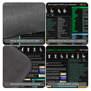 Alfombrilla de Ratón con Atajos de Teclado de Excel en Verde - Alfombrilla de Ratón para Juegos XL Extragrande con Guía de Atajos |   Alfombrilla para Teclado de Oficina para Hojas de Cálculo |   Antideslizante - Product Image 2