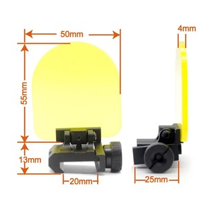Màu vàng bền nhựa có thể gập lại ống kính bảo vệ cho phản xạ Sight phạm vi - Product Image 6
