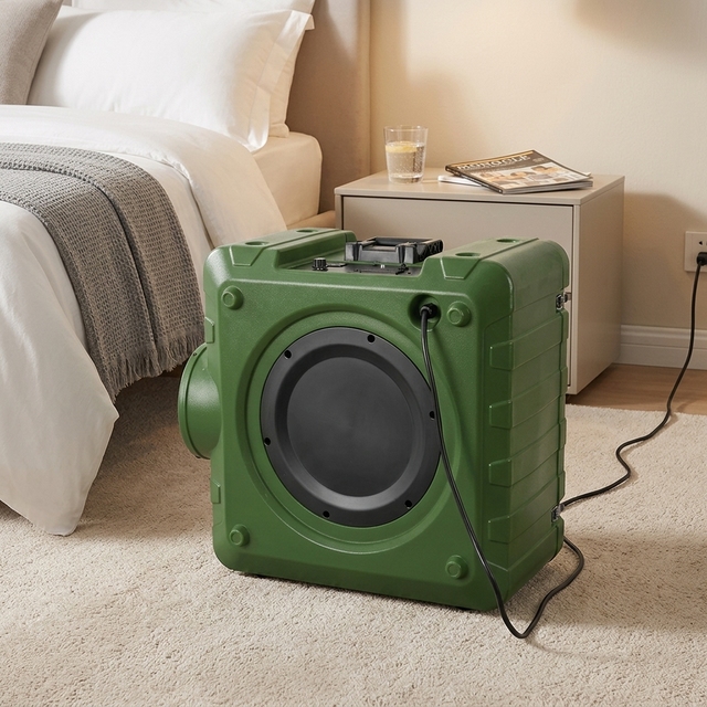 Portable Electric Commercial Air Purifier Activated Carbon Formaldehyde Odor Post-Flood Air Cleaning Desktop Plastic Unit 99.95%