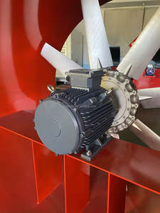 Ventilateur axial mobile de grande taille avec pulvérisation de refroidissement, adapté aux stades, gymnases, centres commerciaux, usines, avec réservoir d'eau, carte PC et roues - Product Image 4