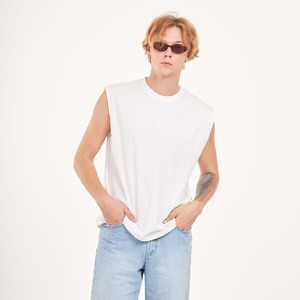 เสื้อกล้ามผู้ชายผ้าคอตตอน100% พรีเมี่ยมแห้งเร็วระบายอากาศได้ดีพิมพ์ลายโอเวอร์ไซส์ผลิตในประเทศไทย - Product Image 5