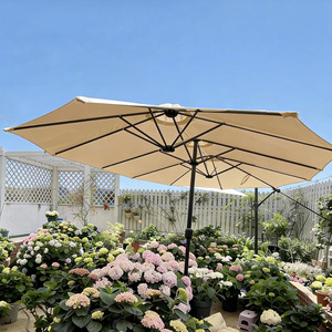 Sombrilla de Patio Resistente de 15 pies, Doble Cara, con Protección UV, Resistente al Agua, <span class=keywords><strong>para</strong></span> Negocios, Jardín y Parque - Product Image 2