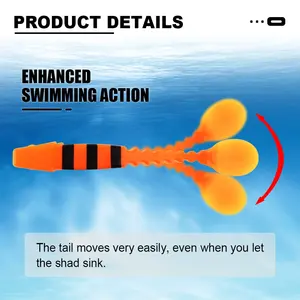 <span class=keywords><strong>Leurre</strong></span> de pêche Spinpoler 12,5 cm, appât souple à queue de pagaie, <span class=keywords><strong>leurre</strong></span> nageur en PVC pour <span class=keywords><strong>brochet</strong></span>, truite et achigan, accessoire de pêche - Product Image 3