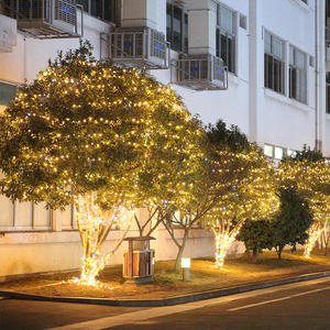 <b>LED</b> Flashing Display Screen Christmas <b>Tree</b> <b>Lights</b> IP67 Waterproof Snowflake Shape Warm White <b>LED</b> Copper Material Battery - Product Image 6