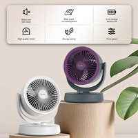 Nouveauté produits d'été 2025 Portable BLCD DC bureau Table ventilateur ventilateur ventilateur 3D Oscillation circulation ventilateur de refroidissement