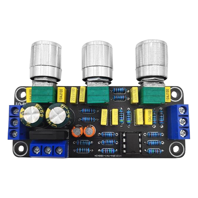 Board Audio Amprifier Equalizer DIY HIFI NE5532 Preamplifier Tone Treble Bass Preamplifiers Preamp Tone Control Pre Amplifier