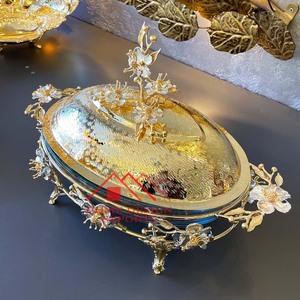 Equipement de cuisine en acier inoxydable et laiton Buffet Chauffe-plats Chauffe-plats pour décorations de fête de mariage Traiteur Plats alimentaires - Product Image 2