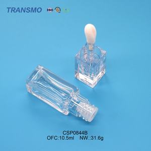 Tube de brillant à lèvres blanc avec bouchon et logo, tubes de brillant à lèvres vides, 10 ml, emballage de baume à lèvres carré, tubes de brillant à lèvres - Product Image 6