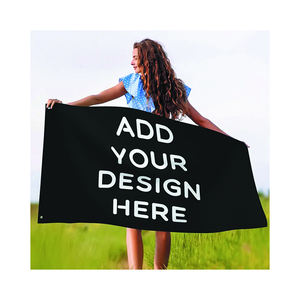Banderas de poliéster 100D de doble cara, soporte exterior de 3x5 pies con patrones personalizados y logotipos para agencias de viajes - Product Image 4