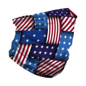 Mascarilla Facial Personalizada con Sublimación de la Bandera Americana, para Béisbol, Fútbol Americano Universitario - Product Image 2