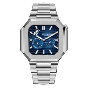 RT Men's Luxury Bracelet <b>Watch</b> Square Rose Gold Green Dial 24-Hour Date Luminous Automatic Mechanical <b>Watches</b> RGA20S9 - Product Image 1