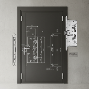 ISEO LAF1011354 #   Serratura Antipanico Antincendio per Porte di Sicurezza Made in Italy - Product Image 2
