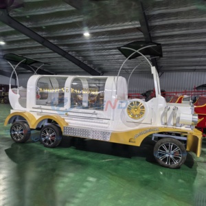 2025 Factory Direct Hot Funeral Hearse Classic Beautiful Funeral Electric Modern Car Luxury Hearse <b>Trailer</b> for Sale - Product Image 3