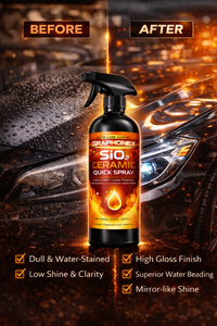 GRAPHONEX SIO2 เซรามิก ควิก สเปรย์ น้ำยาเคลือบเซรามิกนาโนแบบเร่งด่วน เงางามสูงและป้องกันน้ำได้ดี ขนาด 500 มล. - Product Image 4