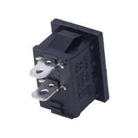 Interrupteur à bascule 2 broches, 6A 250VAC 10A 125VAC, mini-interrupteur de panneau pour appareils électroménagers et équipements électriques