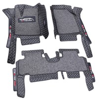 6 pièces de tapis de voiture personnalisés imperméables en cuir 5D, accessoires de luxe, tapis de sol de voiture 7D pour BMW