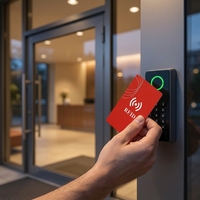 Fabrik-Lieferung Blanko RFID NFC Karte Benutzerdefinierte Artwork-Zugangskontrollkarte für Immobilien-Zugangsmanagement