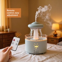 Diffuseur d'arômes en forme de méduse 300 ml, humidificateur ultrasonique USB avec télécommande et lumière LED colorée, vente en gros