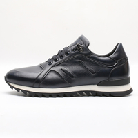 Chaussures de sport pour hommes en gros d'usine, baskets noires de marche et de course, respirantes et antidérapantes