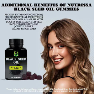 Premium Black Seed Oil Gummies Maximum Potency Support Immune System Digestive Health Weight Loss Support <b>Supplements</b> - Product Image 6