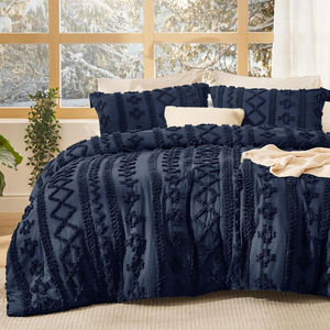Hot Bán Vua <span class=keywords><strong>Boho</strong></span> Tufted Fluffy <span class=keywords><strong>Comforter</strong></span> Thiết Lập Sang Trọng Tùy Chỉnh Bộ Đồ Giường Quilt 3-Mảnh Thiết Lập Thiết Kế <span class=keywords><strong>Comforter</strong></span> Bộ Cho Tất Cả Các Mùa - Product Image 1